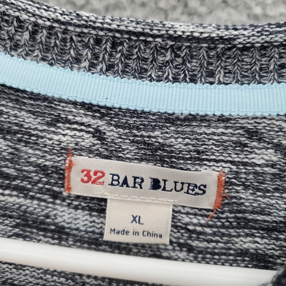 32 Bar Blues Soulero Yarn Dyed Sweater Mens Size XL
